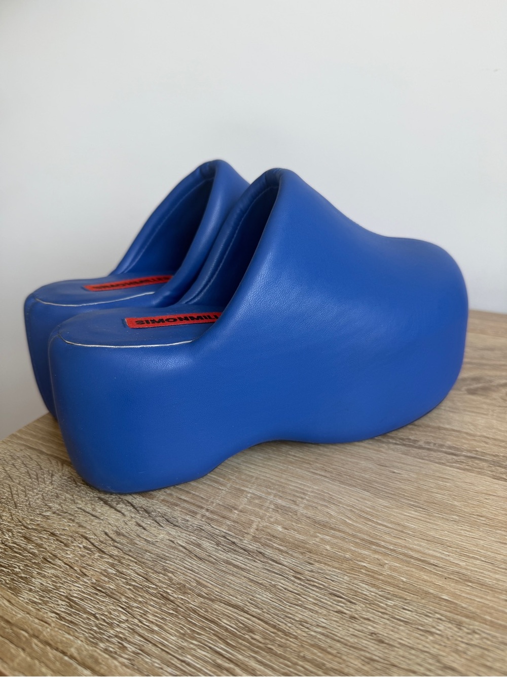 Simon Miller Blue Platform Bubble Clogs